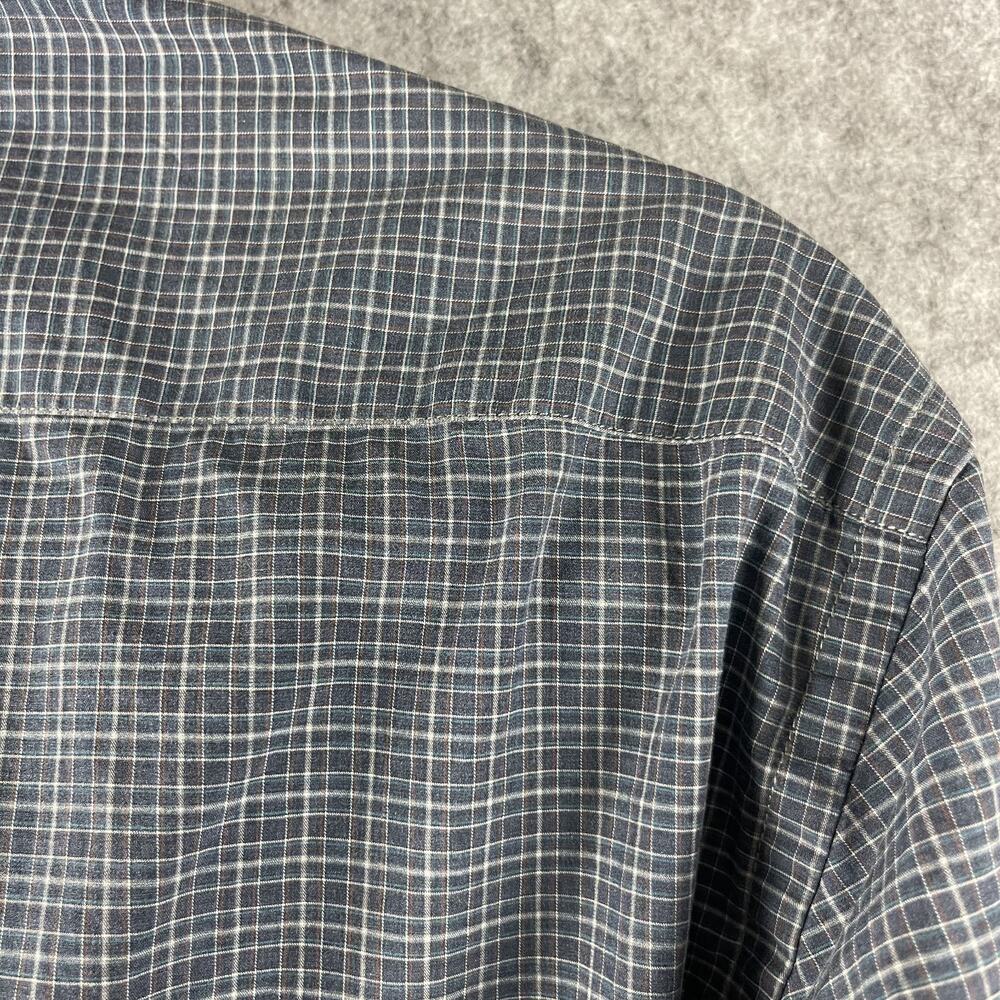 Culturata Dress Shirt Mens 15-3/4 40 Plaid Tailored Fit Button Up Italy Made - Picture 12 of 13